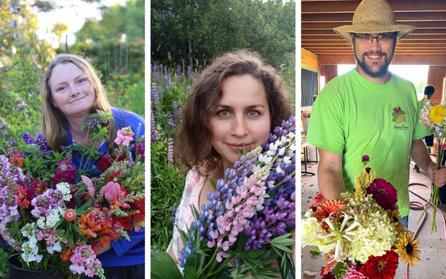 Collage photo of three 2023 Floret Scholarship winners