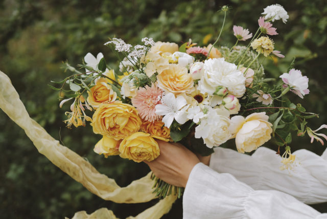 Milli Proust bridal arrangement